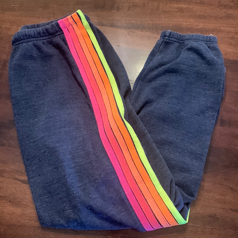 Aviator Nation 5 Stripe Sweat Pants